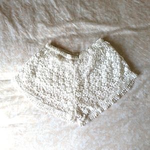 White summer shorts size S to M